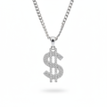 Dollar Sign - Cuban Chain Front