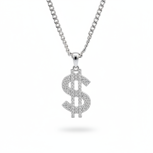 Dollar Sign - Cuban Chain Front
