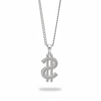 Dollar Sign Pendant - Back View
