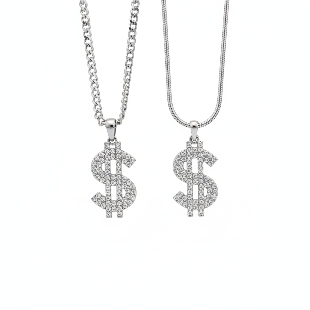 Dollar Sign - Two Styles Front View
