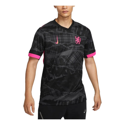 Nike Chelsea FC 2024/25 Stadium Third Replica Jersey Black/Pink (FQ2029-061)