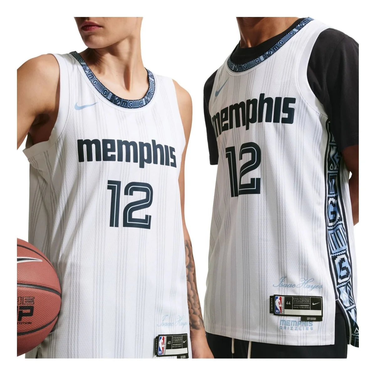 Nike NBA Memphis Grizzlies City Edition Swingman Jersey 'Ja Morant #12' White MLK50 2023 (HM5986-104)