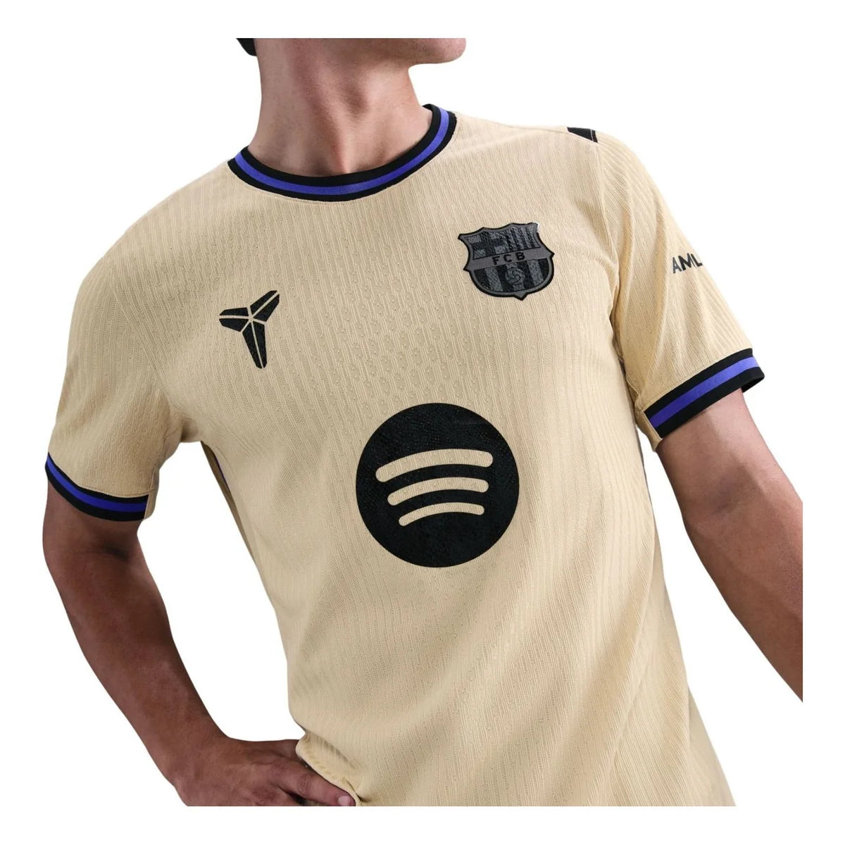 Nike Kobe x FC Barcelona 25/26 Match Away Authentic Jersey 'Team Gold' (HJ4554-784)
