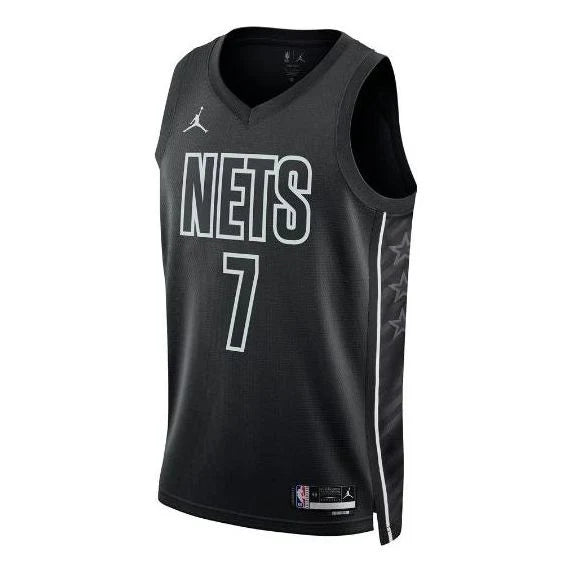 Jordan NBA Brooklyn Nets Statement Edition Swingman Jersey 'Kevin Durant #7' Black (DO9518-011)