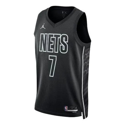 Jordan NBA Brooklyn Nets Statement Edition Swingman Jersey 'Kevin Durant #7' Black (DO9518-011)