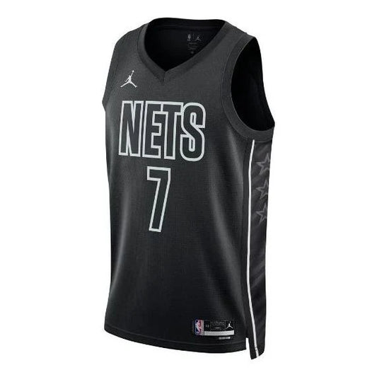 Jordan NBA Brooklyn Nets Statement Edition Swingman Jersey 'Kevin Durant #7' Black (DO9518-011)