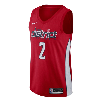 Nike NBA Wizards City Edition Swingman Jersey 'John Wall #2' Red 2019 (BQ1179-657)