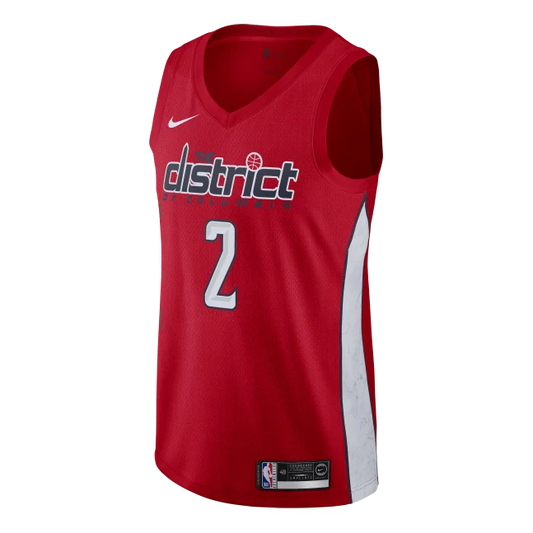 Nike NBA Wizards City Edition Swingman Jersey 'John Wall #2' Red 2019 (BQ1179-657)