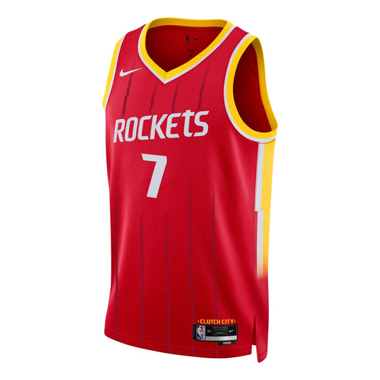 Nike NBA Houston Rockets Icon Swingman Jersey 'Kevin Durant #7' University Red (II4511-657)