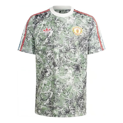 adidas Manchester United Stone Roses Originals Icon Jersey Green (IM8270) - Asia Sizing