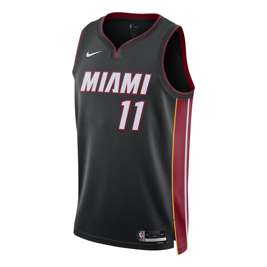 Nike NBA Heat Icon Edition Jersey 'Jaime Jaquez Jr. #11' Black 2022 (DN2011-017)