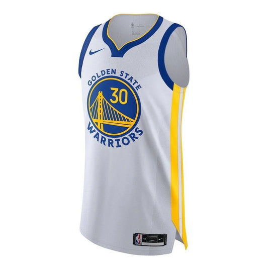 Nike NBA Warriors Association Edition Authentic Jersey 'Stephen Curry #30' White 2021 (CW3273-100)