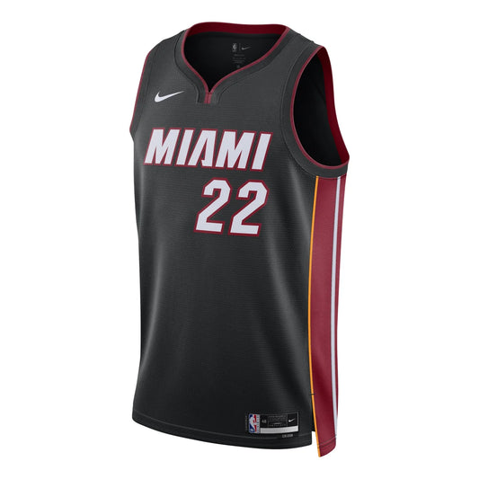 Nike NBA Heat Icon Edition Jersey 'Jimmy Butler #22' Black 2022 (DN2011-010)