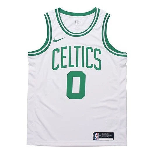 Nike NBA Boston Celtics Association Edition Swingman Jersey 'Jayson Tatum #0' White 2020 (CW3585-107)