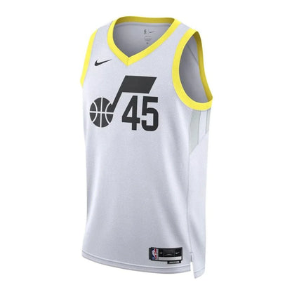 Nike NBA Utah Jazz Association Edition Swingman Jersey 'Donovan Mitchell #45' White (DN2097-100)