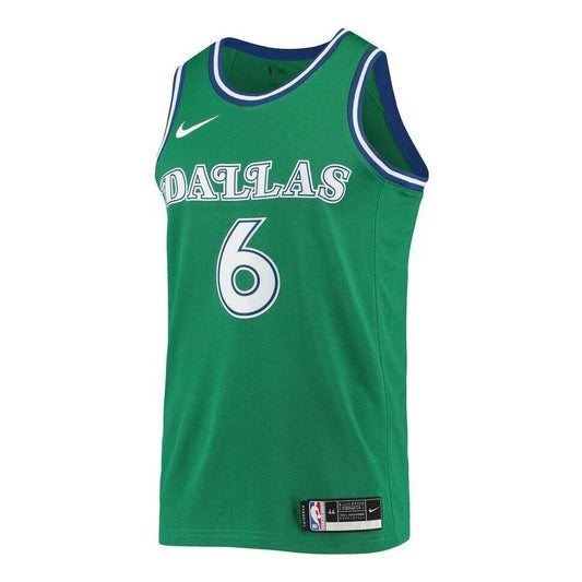 Nike NBA Dallas Mavericks 2021/22 Classic Edition Swingman Jersey 'Kristaps Porzingis #6' Green (CN1021-318)