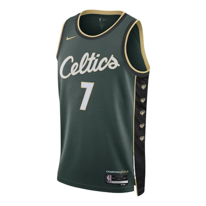 Nike NBA Boston Celtics City Edition Jersey 'Jaylen Brown #7' Green 2022 (DO9586-331)