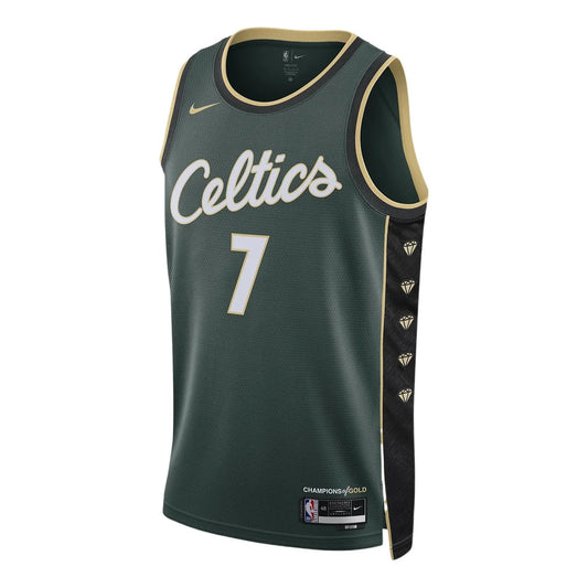 Nike NBA Boston Celtics City Edition Jersey 'Jaylen Brown #7' Green 2022 (DO9586-331)
