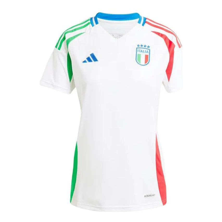 adidas Italy 2024 Women's Away Jersey White (IQ0489) - Asia Sizing