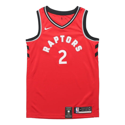 Nike NBA Raptors Icon Edition Swingman Jersey 'Kawhi Leonard #2' Red 2018 (864511-664)