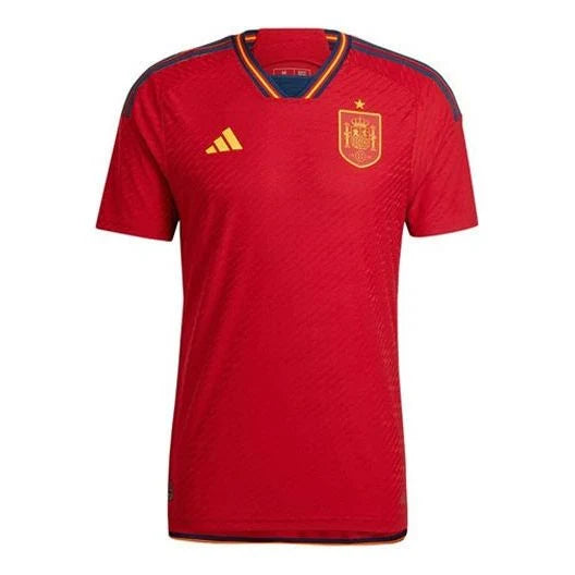 adidas Spain 2022/23 World Cup Home Authentic Jersey (HE2021) - Asia Sizing