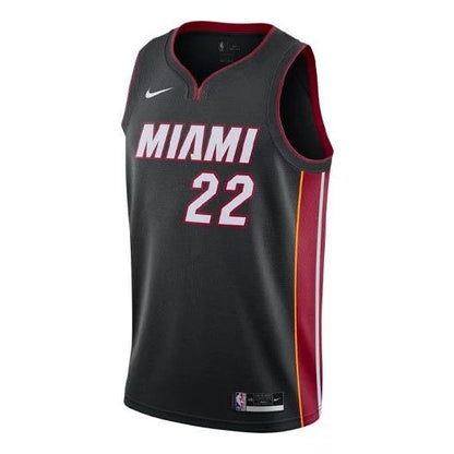 Nike NBA Miami Heat Icon Edition Jersey 'Jimmy Butler #22' Black 2020 (CW3671-014)