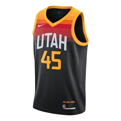 Nike NBA Jazz City Edition Swingman Jersey 'Donovan Mitchell #45' Black 2020 (CN1800-011)