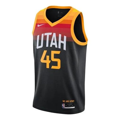 Nike NBA Jazz City Edition Swingman Jersey 'Donovan Mitchell #45' Black 2020 (CN1800-011)