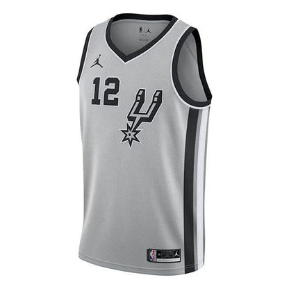 Jordan Brand NBA San Antonio Spurs Statement Edition Jersey 'LaMarcus Aldridge #12' Gray 2020 (CV9494-009)