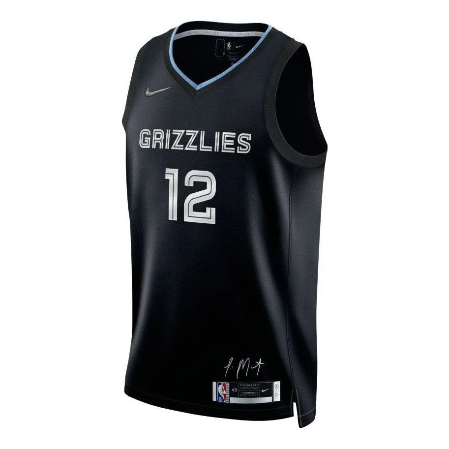 Nike NBA Grizzlies Select Series Swingman Jersey 'Ja Morant #12' Black 2021 (DH8072-010)