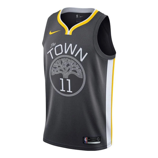 Nike NBA Warriors Statement Swingman Jersey 'Klay Thompson #11' Grey The Town (877205-062)