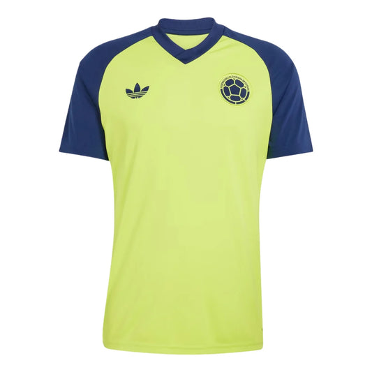 adidas Colombia 2026 Away Pre-Match Jersey Team Semi Sol Yellow Asia Sizing (JZ6239)