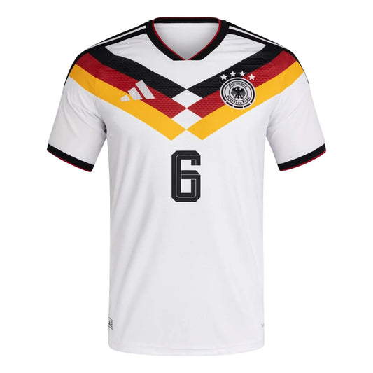 adidas Germany 2026 Home Authentic Jersey 'Joshua Kimmich #6' White Asia Sizing (KX4992)
