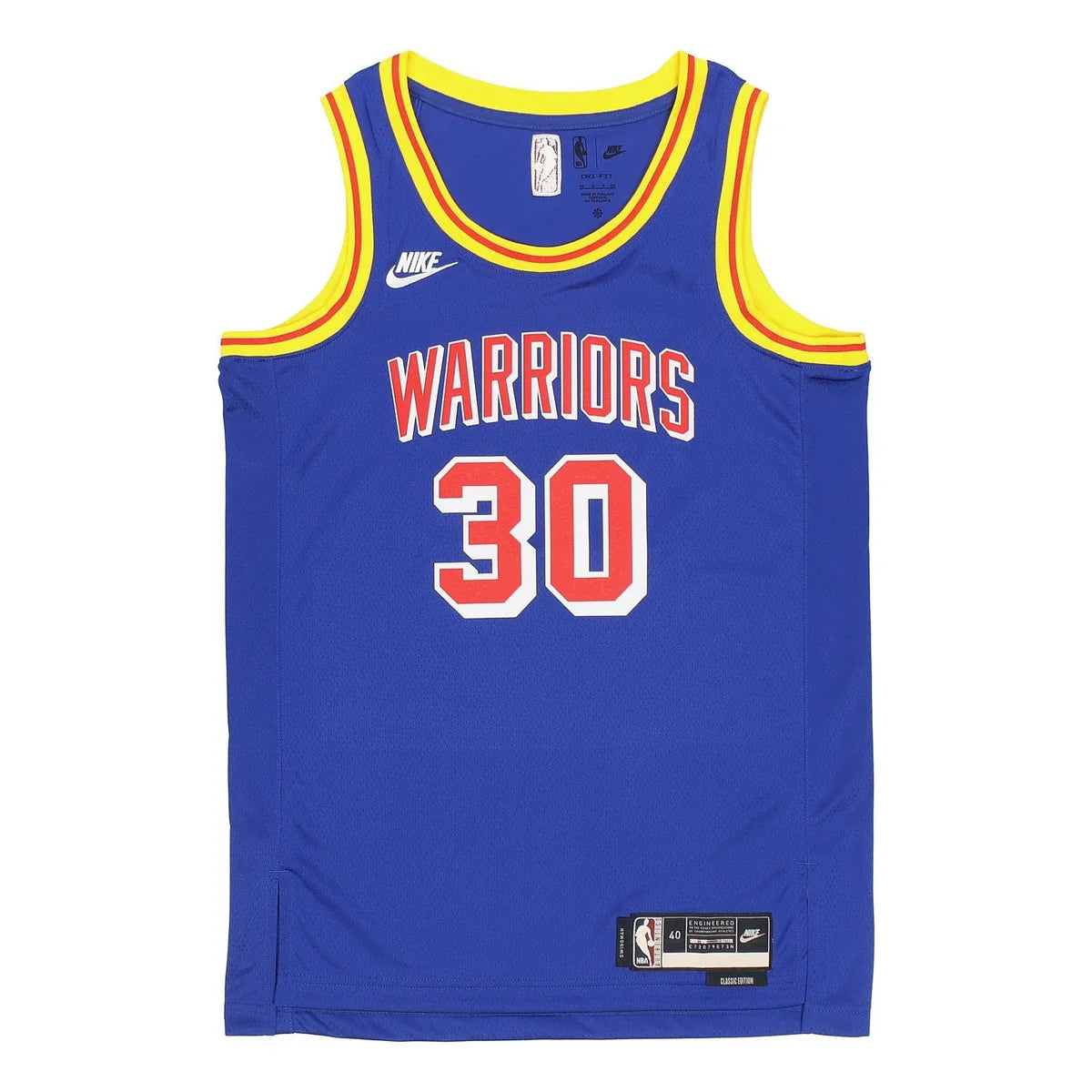 Nike NBA Golden State Warriors Classic Edition Jersey 'Stephen Curry #30' Blue 2021 (DB4119-495)