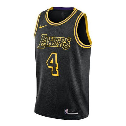 Nike NBA Lakers City Edition Jersey 'Alex Caruso #4' Black Mamba 2020 (DJ1433-013)