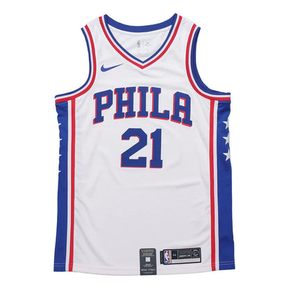 Nike NBA 76ers Icon Edition Swingman Jersey 'Joel Embiid #21' White 2020 (CJ7677-103)