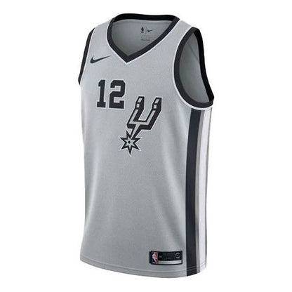 Nike NBA Spurs Statement Edition Jersey 'LaMarcus Aldridge #12' Silver 2017 (877224-008)