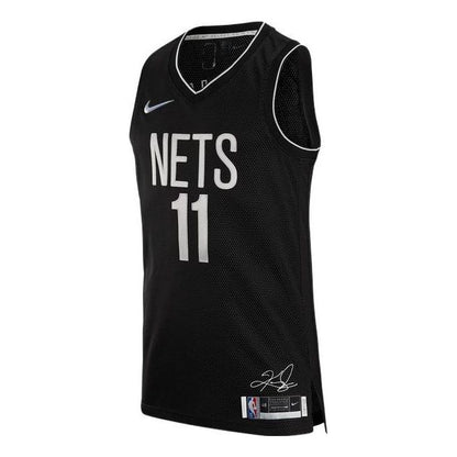 Nike NBA Brooklyn Nets Earned Edition Jersey 'Kyrie Irving #11' Black 2021 (DH8067-010)
