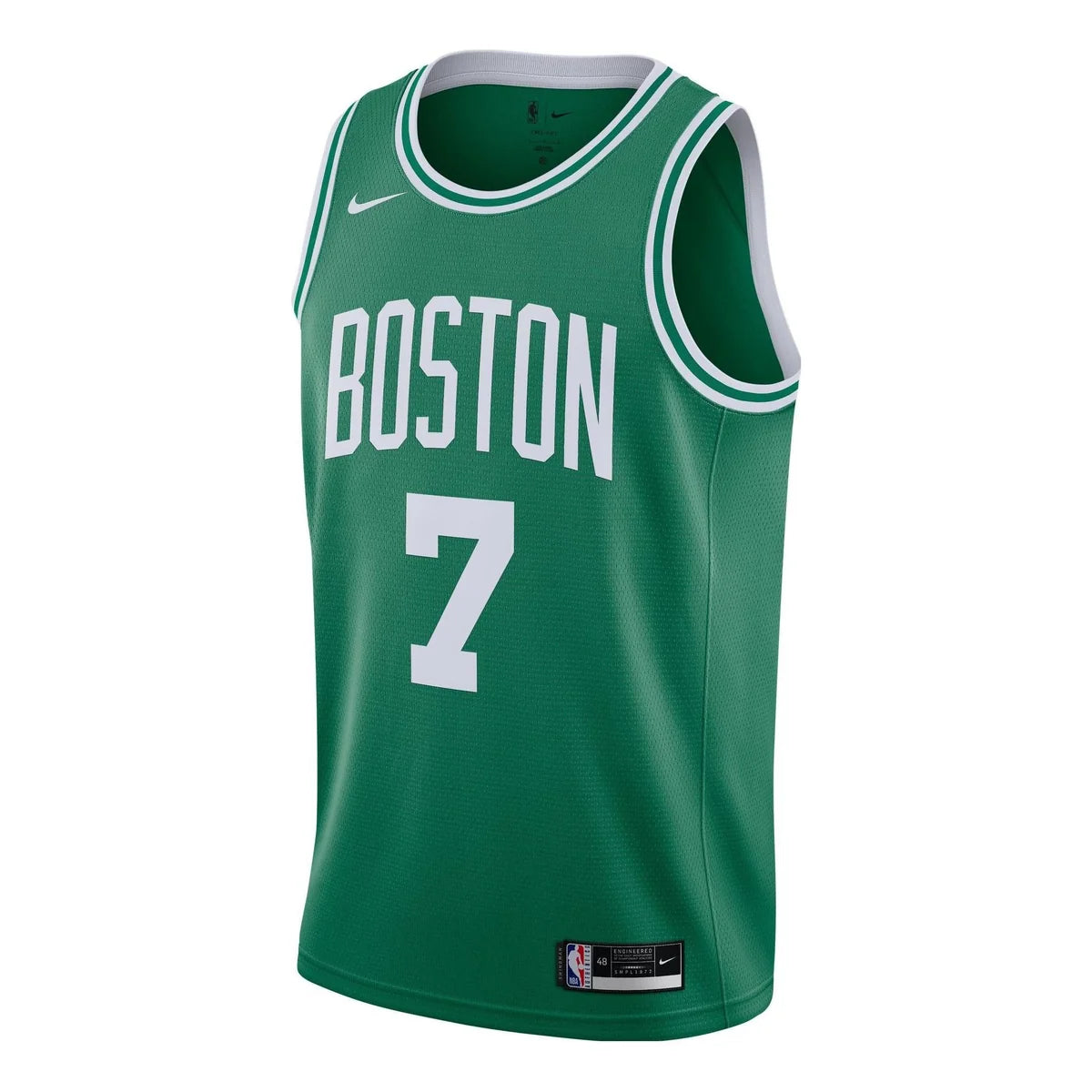 Nike NBA Celtics Icon Swingman Jersey 'Jaylen Brown #7' Green (CW3659-315)