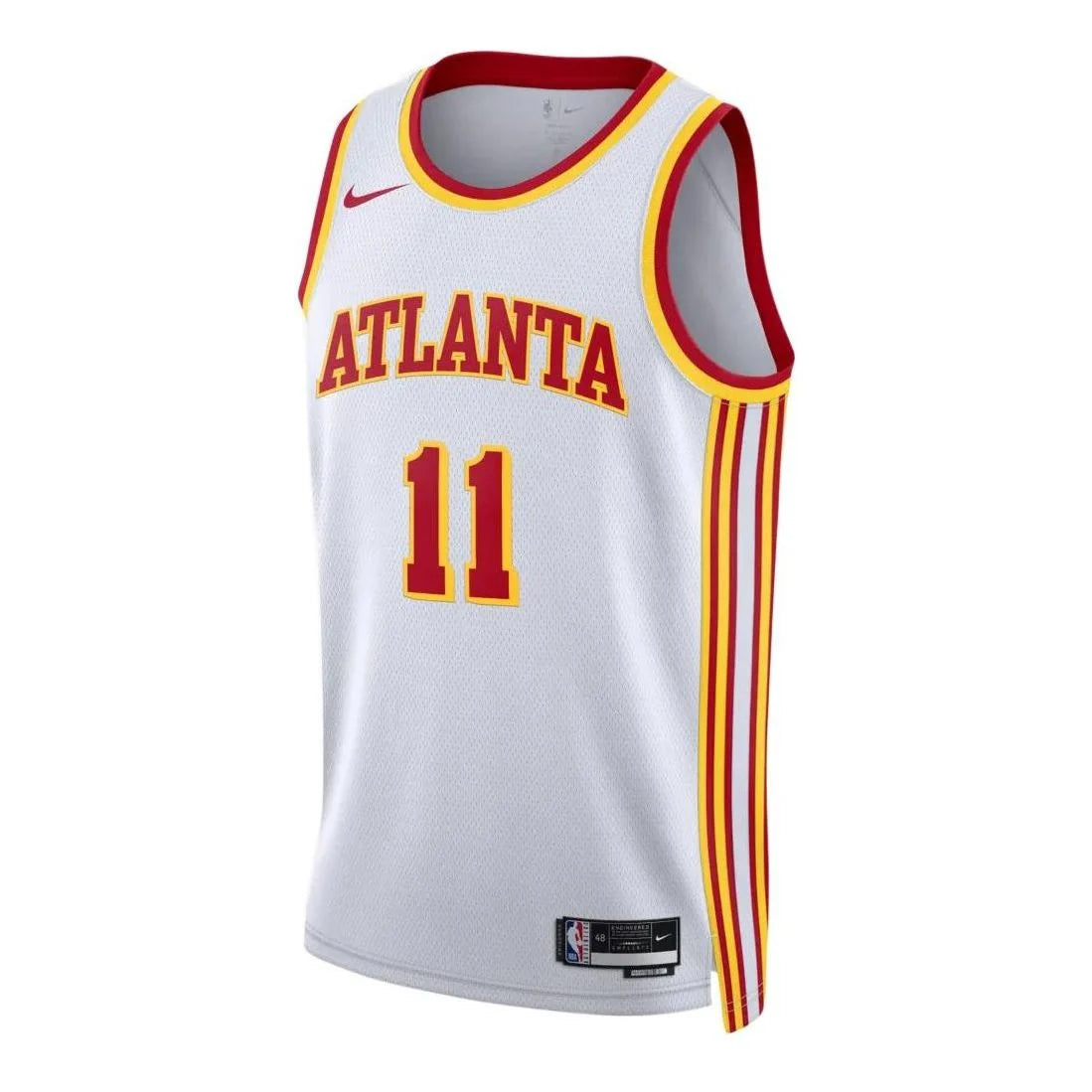 Nike NBA Hawks Association Edition Jersey 'Trae Young #11' White 2022 (DN2068-100)