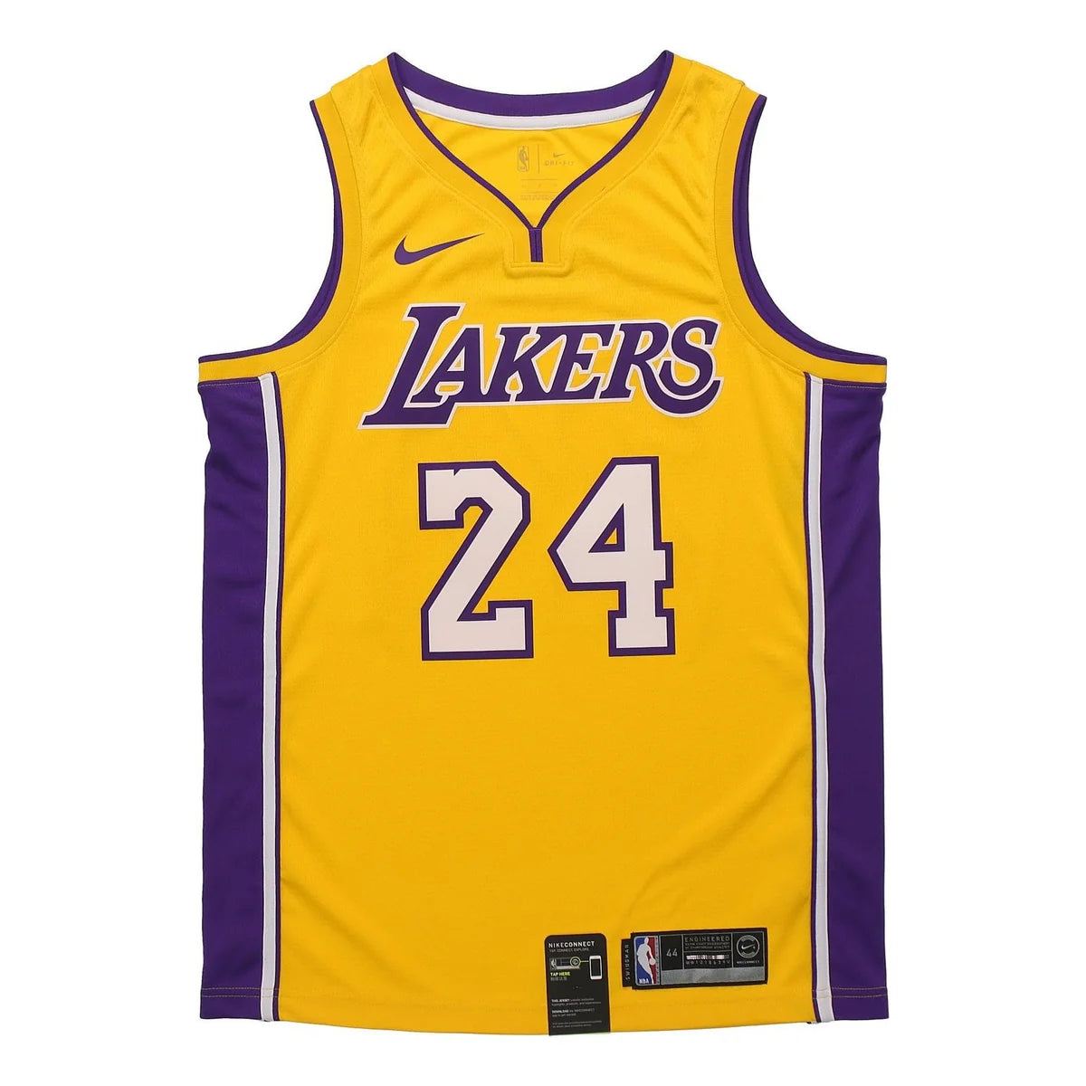 Nike NBA Los Angeles Lakers 2021/22 Icon Edition Swingman Jersey 'Kobe Bryant #24' Gold (AQ2109-728)