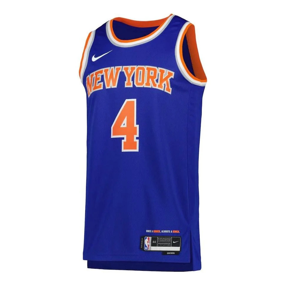 Nike NBA New York Knicks 2022/23 Icon Edition Swingman Jersey 'Derrick Rose #4' Blue (DN2015-401)