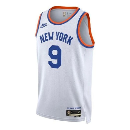 Nike NBA New York Knicks Classic Edition Swingman Jersey 'RJ Barrett #9' White 2021 (DB4121-100)