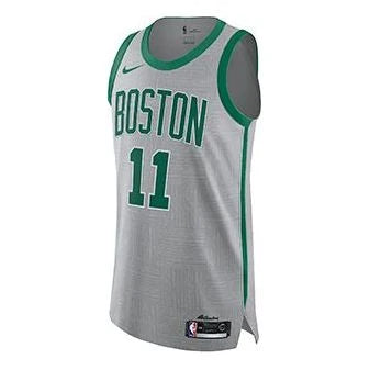 Nike NBA Celtics City Edition Authentic Jersey 'Kyrie Irving #11' Grey 2017 (AH6045-009)