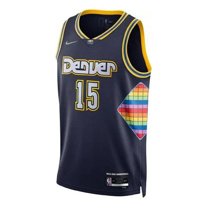 Nike NBA Denver Nuggets City Edition Swingman Jersey 'Nikola Jokić #15' Navy 2021 (DB4025-419)