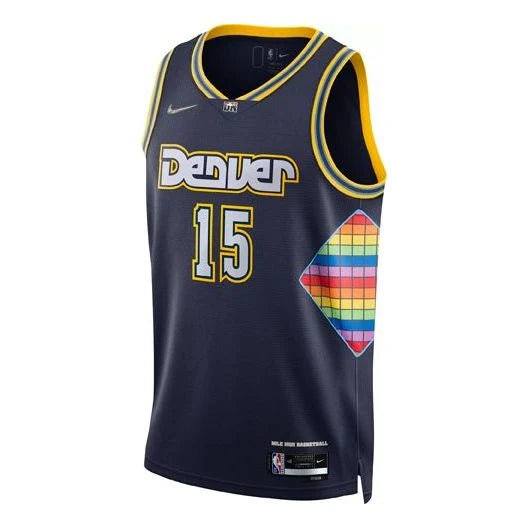 Nike NBA Denver Nuggets City Edition Swingman Jersey 'Nikola Jokić #15' Navy 2021 (DB4025-419)
