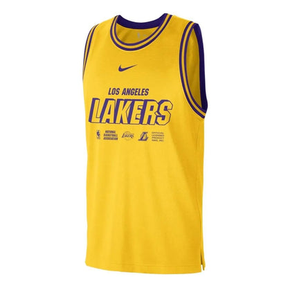 Nike NBA Los Angeles Lakers Training Jersey Yellow (DR2273-728)