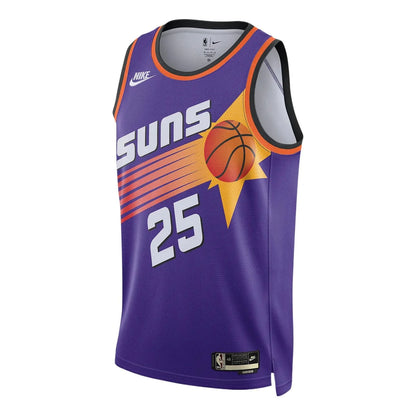 Nike NBA Phoenix Suns Classic Edition Swingman Jersey 'Mikal Bridges #25' Purple 2022 (DO9452-507)