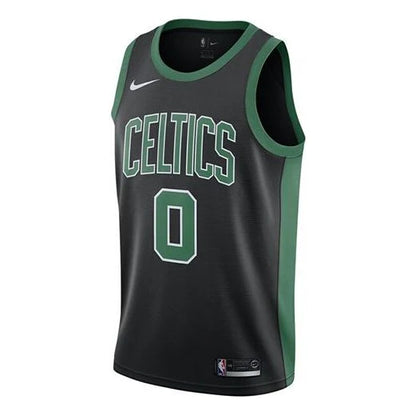 Nike NBA Celtics Earned Edition Jersey 'Jayson Tatum #0' Black 2018 (877198-012)