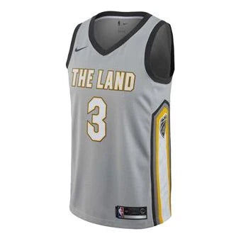 Nike NBA Cavaliers City Edition Swingman Jersey 'Isaiah Thomas #3' Gray 2017 (912087-011)